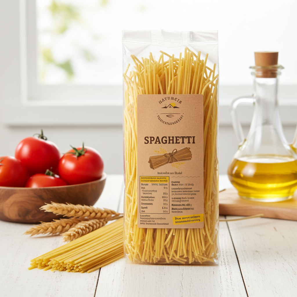 Dinkel mit Ei Spaghetti