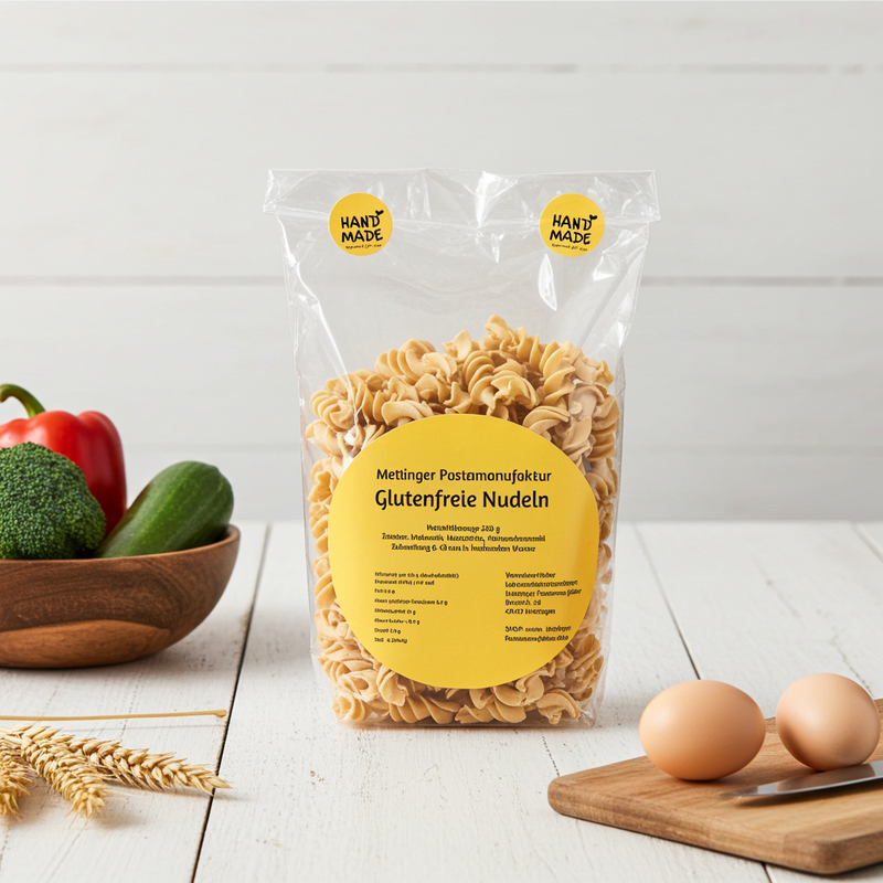 Glutenfreie Spirelli /Ei